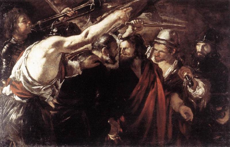 SERODINE, Giovanni Parting of Sts Peter and Paul Led to Martyrdom set oil painting picture